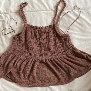 SO Women's Textured Brown Camisole